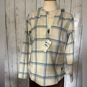 Salt Life NEW Plaid Jacket Womens size Small - hooded.